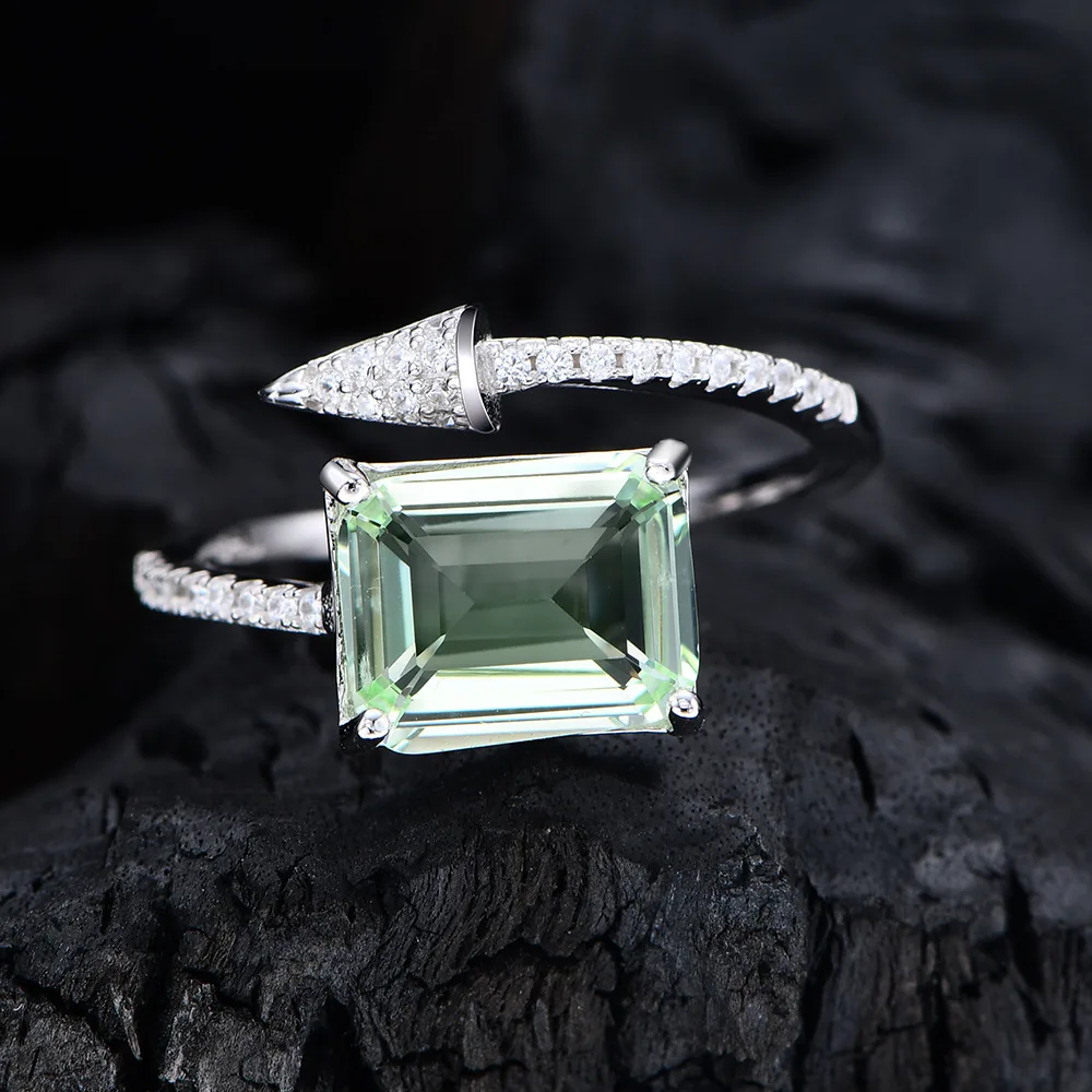 

Женское зеленое темно-зеленое кольцо со стрелкой основной 8*10 мм кольцо в европейском и американском стиле оптовая продажа индивидуальное и...