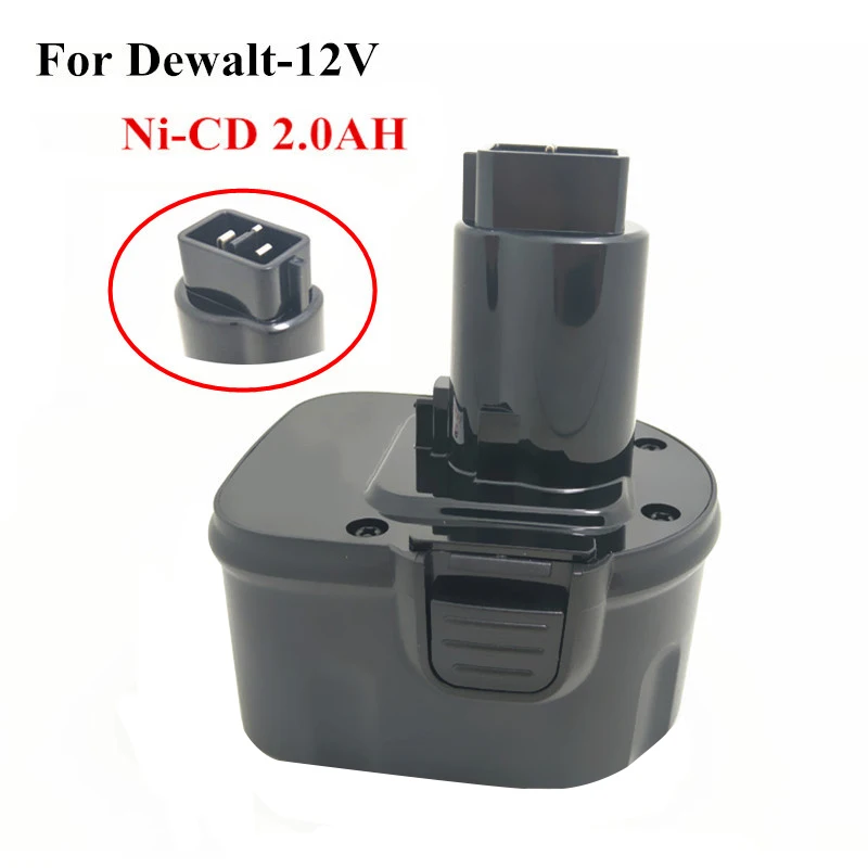 12 в 2000 мАч Ni-CD Сменный аккумулятор для электроинструмента Dewalt 152250-27 397745-01 DC9071 DE9037 DE9071 DE9075 DE9501 DW9072