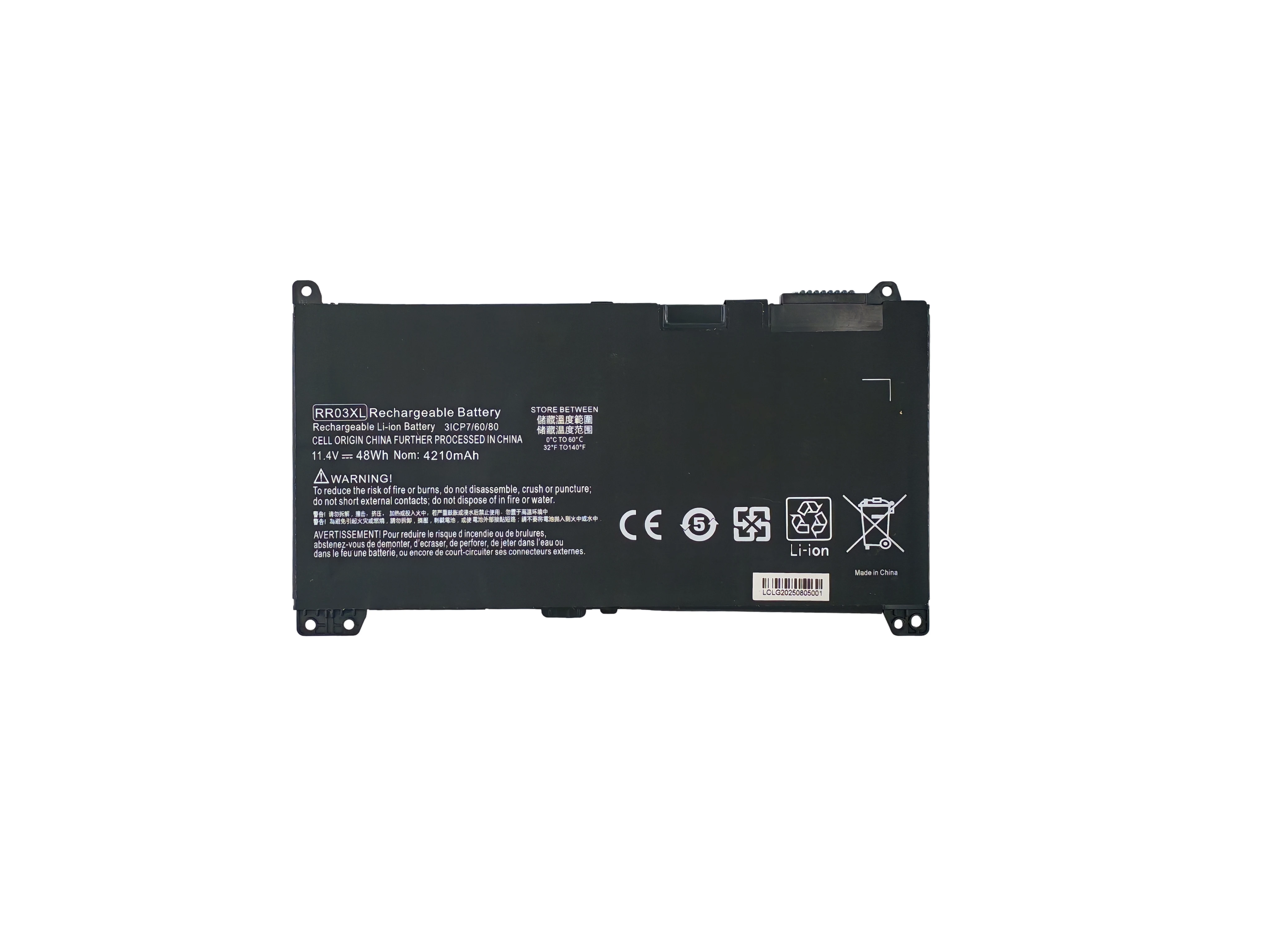 Фото Аккумулятор для ноутбука RR03XL для HP ProBook 430 440 450 455 470 G4 G5 HSTNN-PB6W HSTNN-UB7C HSTNN-LB71 №1