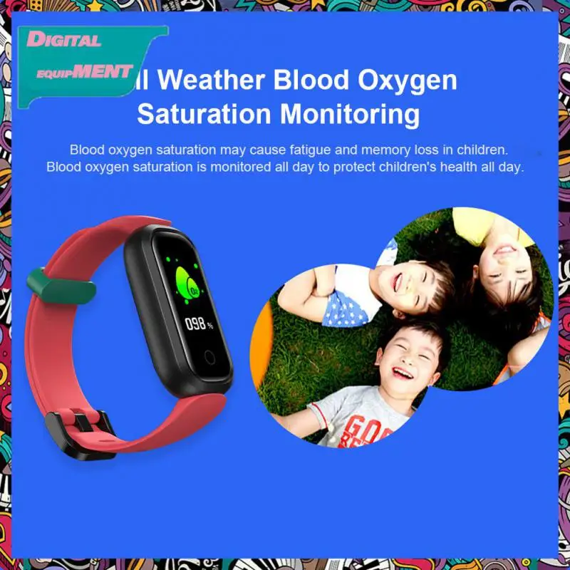 

Multi-function Childrens Exercise Pedometer Waterproof Smart Watch Cross-border Heart Rate Sleep Health Monitor Touch Screen T12
