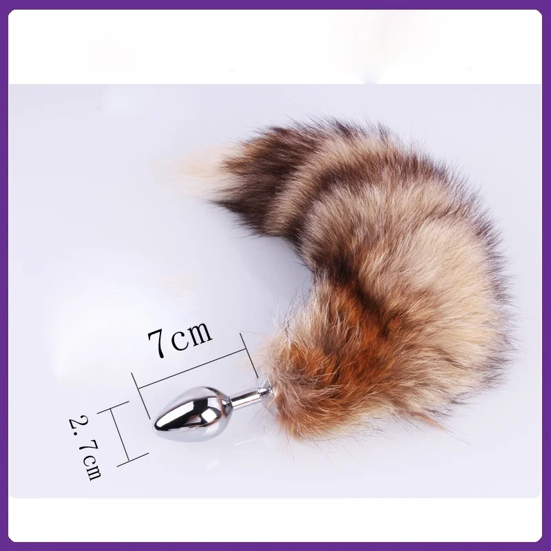 Секс-мебель для взрослых ролевые игры лисий хвост металлическая заглушка