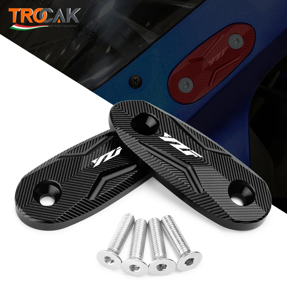 

Алюминиевая крышка для зеркала заднего вида мотоцикла, крышка, устранители зеркал для YAMAHA YZF R3 R25 2013 2019-2023 R15 V3, аксессуары