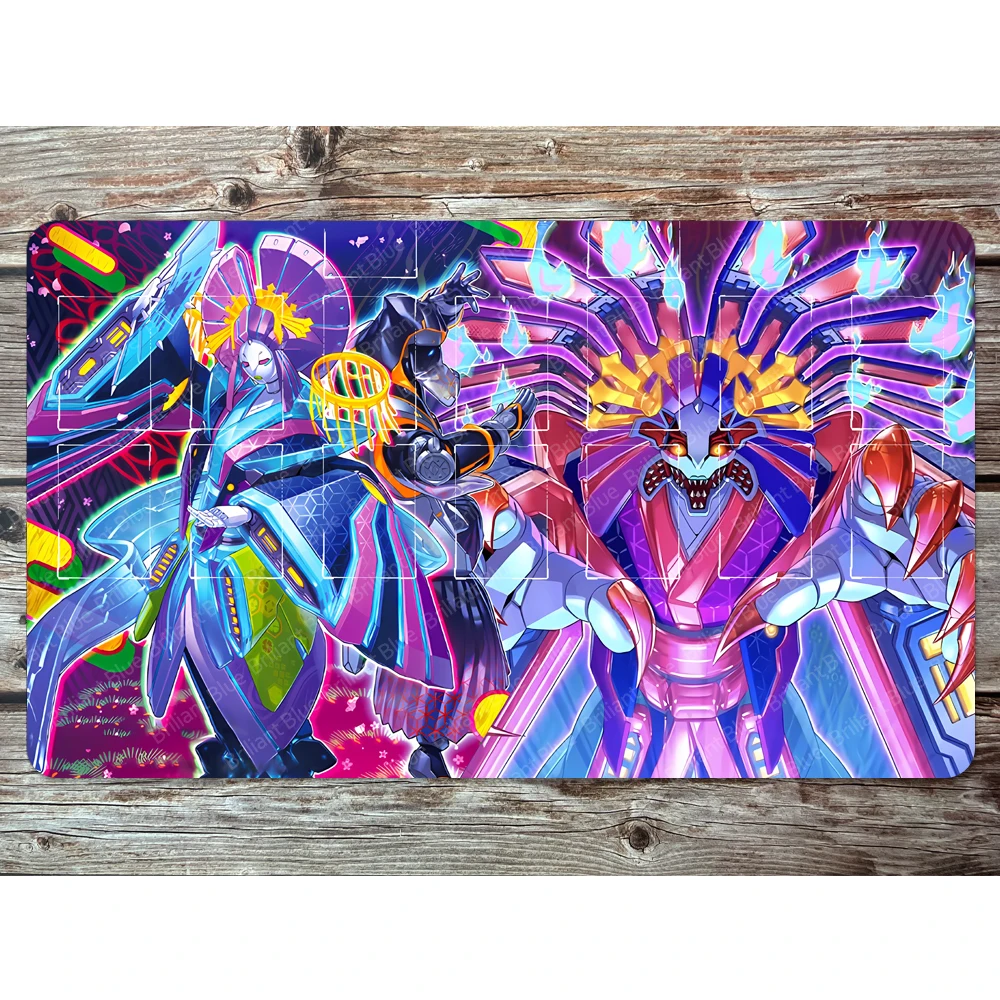 

Yugioh Playmat Joruri-P.U.N.K. MRS Spid & Joruri-P.U.N.K. Игрушечные коврики для игр TCG OGC, технические характеристики