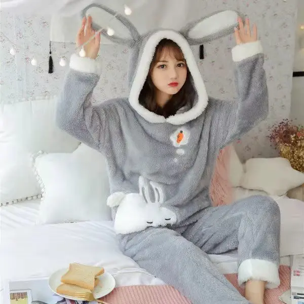 

Disney Warm Pajamas Ladies Sexy Lace Robe