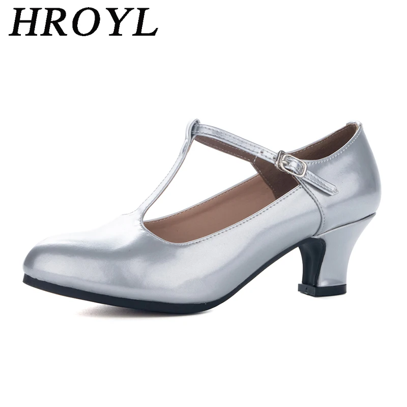 

Ballroom Dance-Shoes For Women Latin Dance Shoes Ladies Girls Modern Tango Practise Dancing Shoes Salsa Silver Closed Toe Shoe