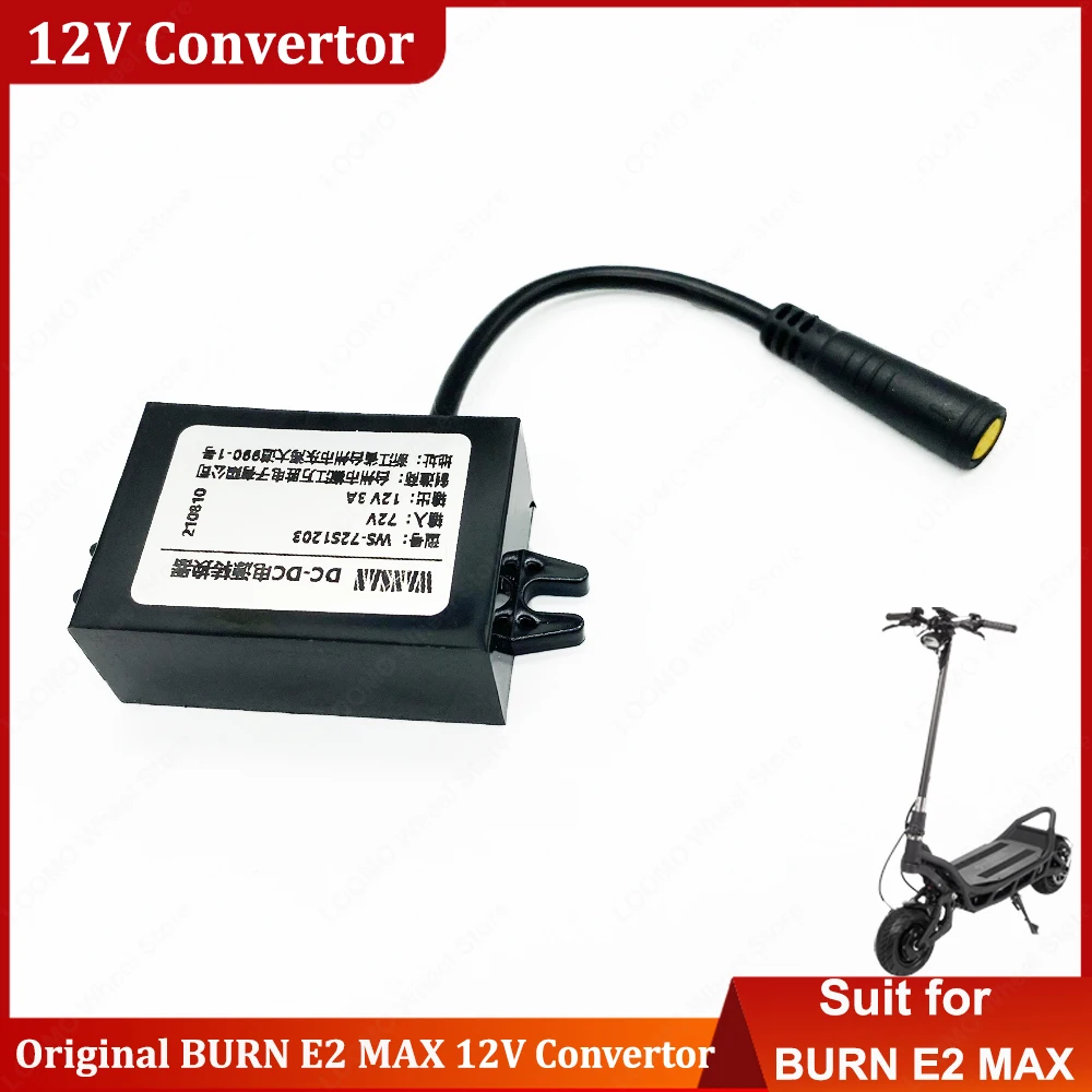 

Конвертер для электроскутера BURN E 2 MAX, преобразователь постоянного тока на 72 в, 28 а/ч, 72 в, 32 А/ч, 82 в, 12 В