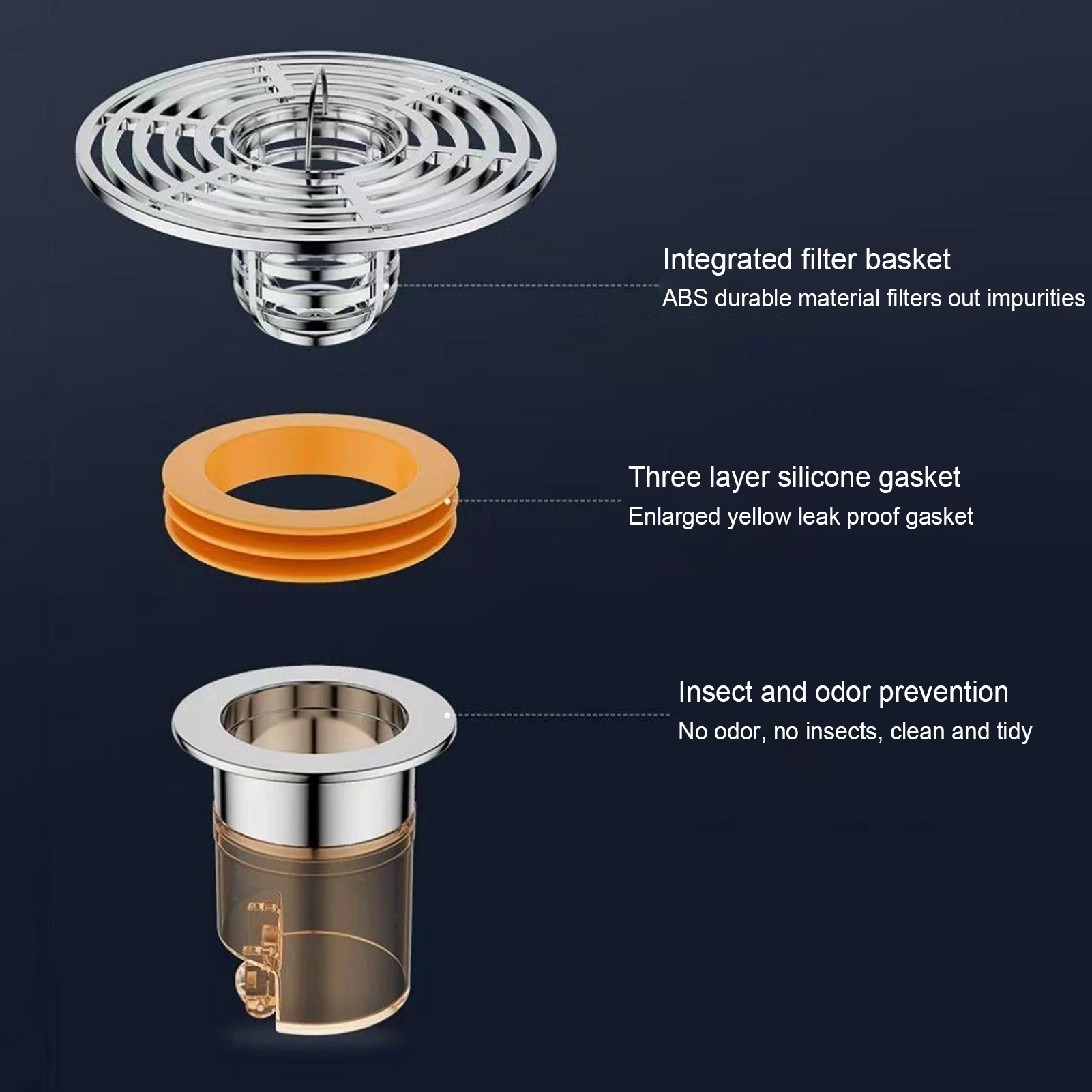 Силиконовая сливная пробка для кухни крышка слива ванны и душа волос пола ванной