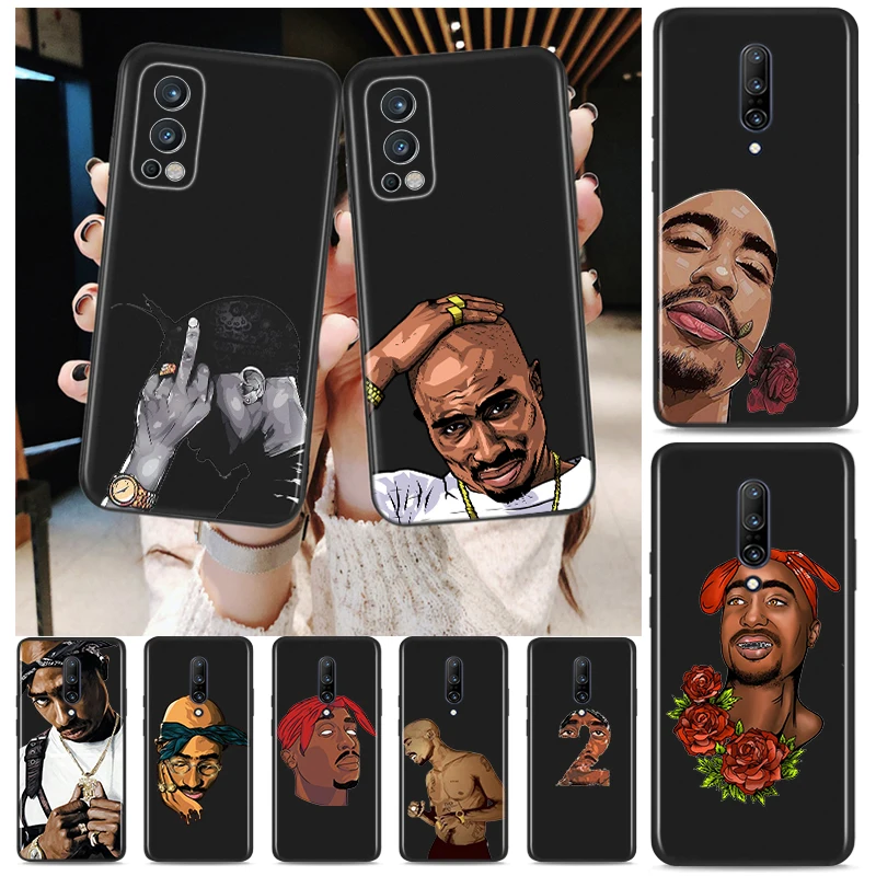 

Rapper 2pac Singer For OnePlus 9 9R Nord CE 2 N10 N100 8T 7T 6T 5T 8 7 6 Pro Plus 5G Silicone Phone Case Cover Coque
