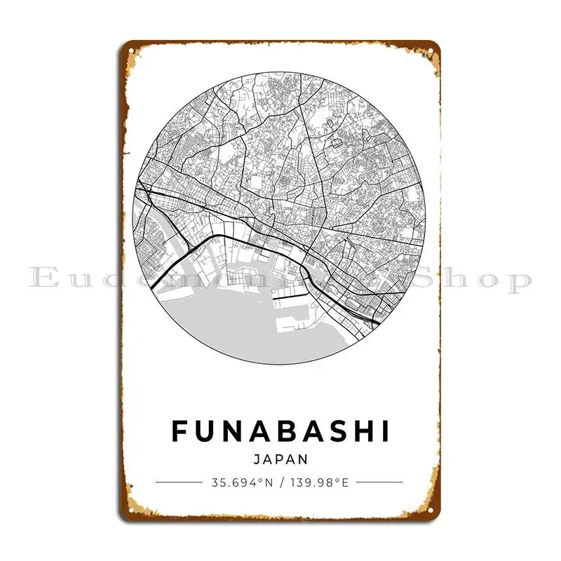 Металлическая табличка Funabashi Japan
