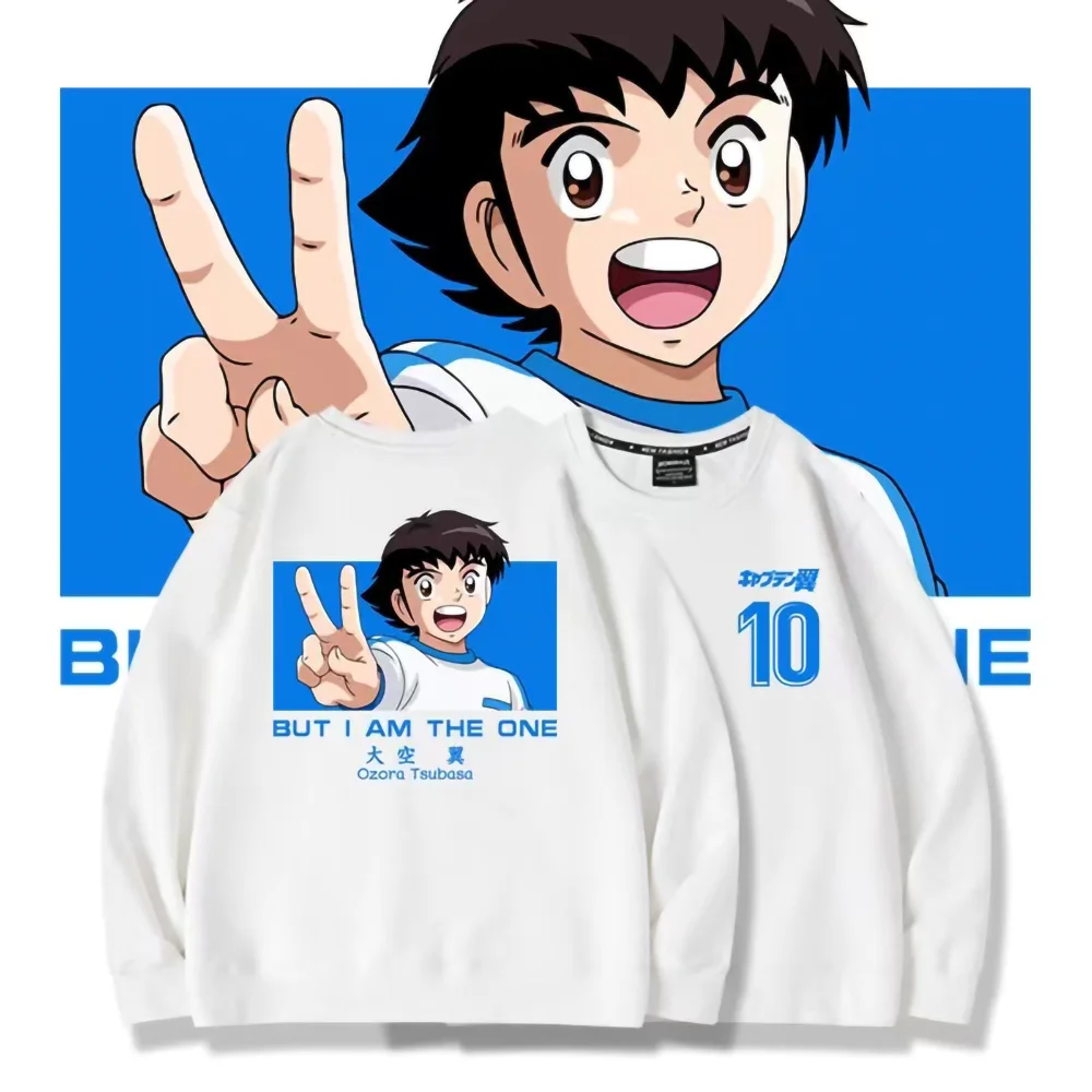 

Ozora Tsubasa Anime Sweatshirts Captain Tsubasa Manga Graphic Winter Oversized Men Pullover Tracksuit Women Top Couple Clothes