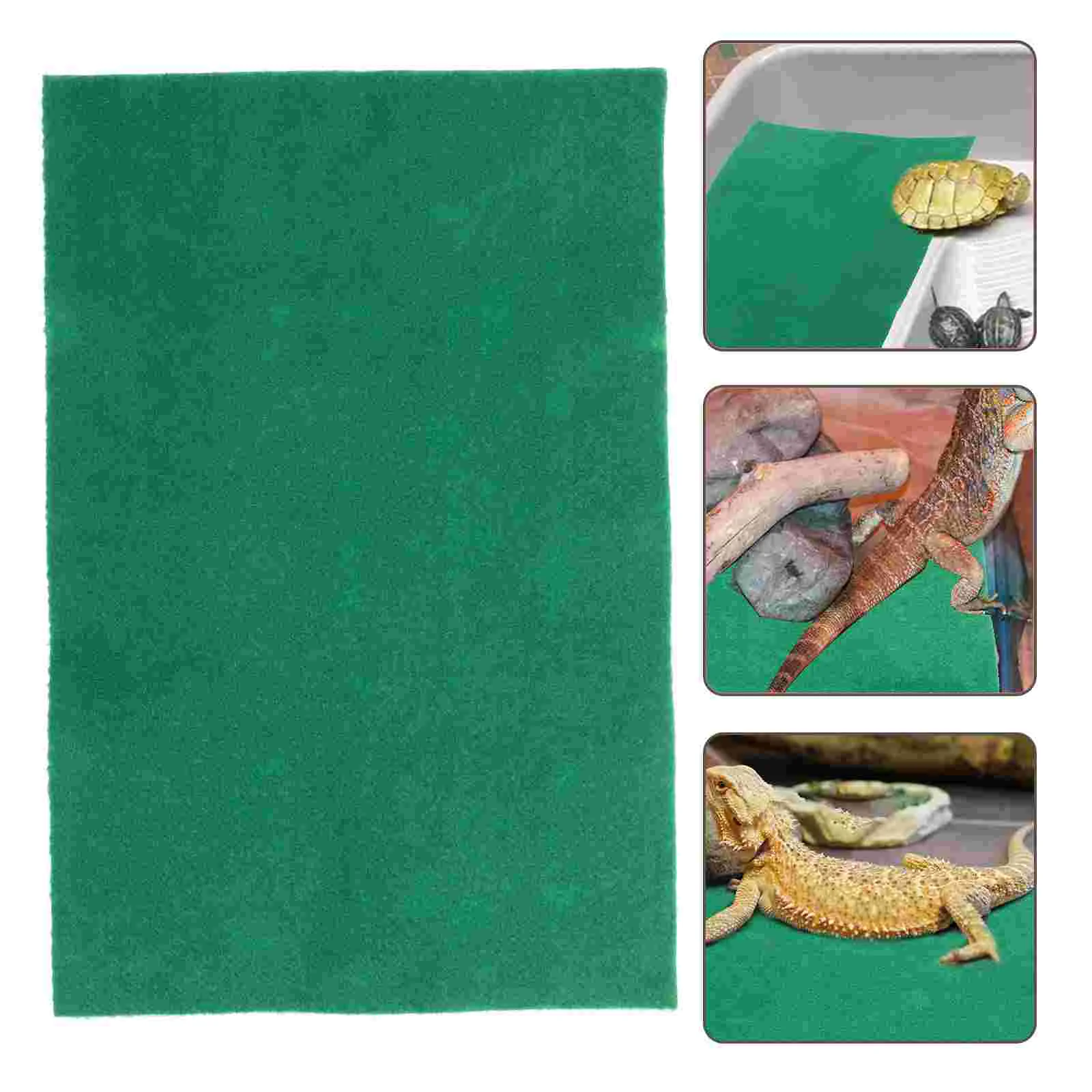 

Reptile Carpet Waterproof Terrarium Liner Substrate for Bearded, Turtles, Snakes, Iguana, Tortoises and Geckos