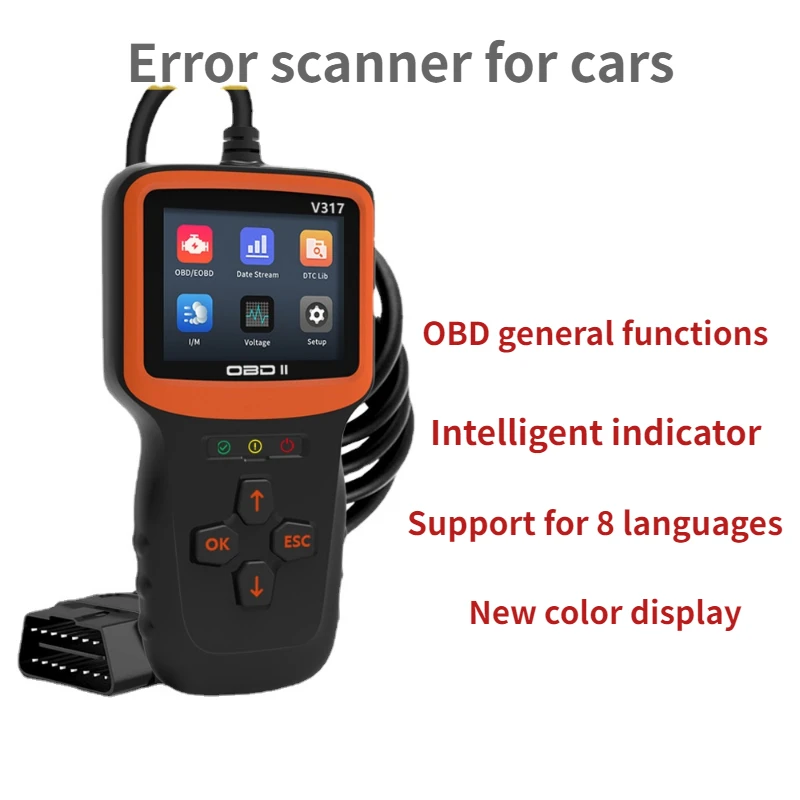 

Сканер ошибок для автомобилей Elm327, многофункциональный диагностический прибор для диагностики автомобильных двигателей OBDII