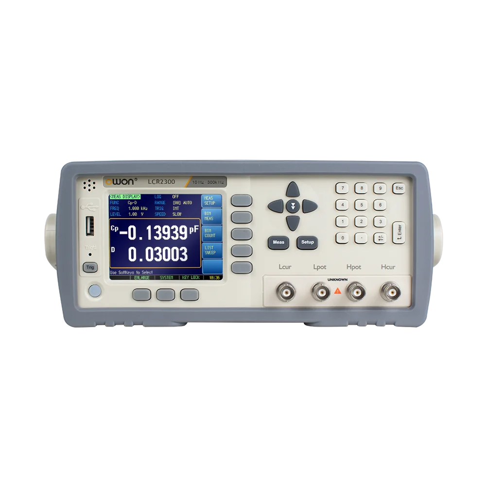 OWON LCR2300 10 Гц-300 кГц LCR2000 Series LCR Instrument Настольный измеритель индуктивности емкости