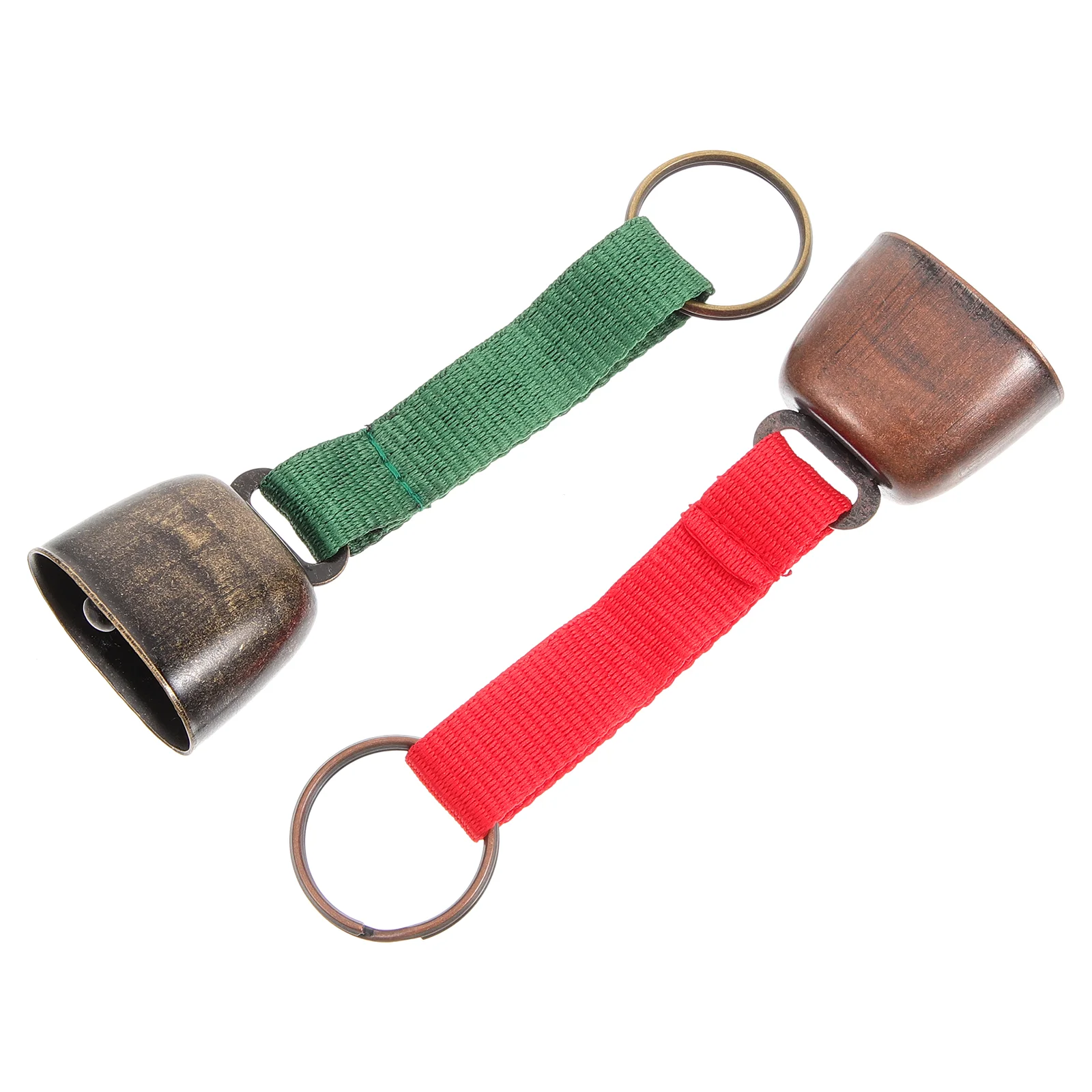 

2 Pcs Camping Travel Pet Accessories Hiking Bell Ornaments Cloth Anti Lost Cow Bells