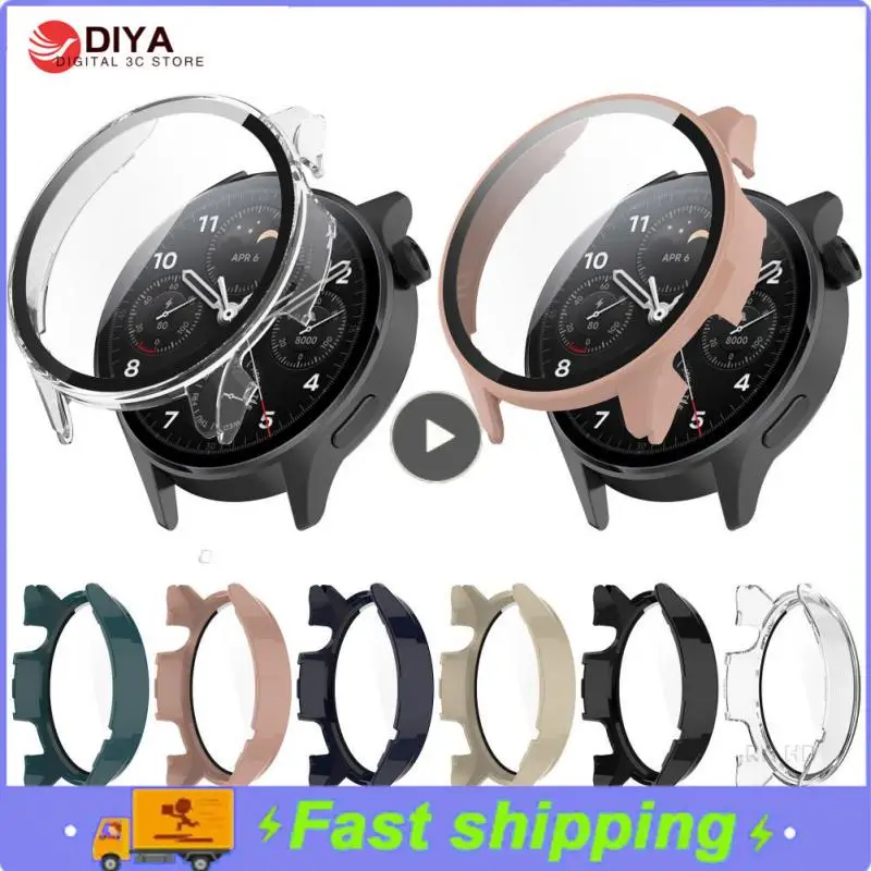 

Smart Accessories Fall Proof Protective Sleeve Protective Cover Pc Hard Glue Watch Case For Watch S1 Dustproof