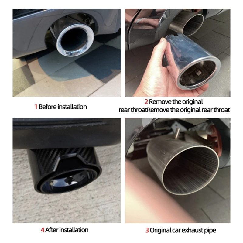 1 шт. насадка для выхлопной трубы задняя выхлопная труба BMW M2 M3 M4 M135I M235I M140I M240I