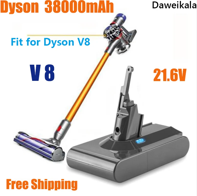 

Литий-ионная аккумуляторная батарея 2023 21,6 в для пылесоса Dyson V8 12800 мАч 18650