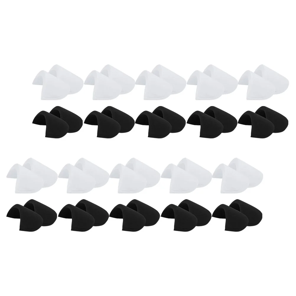 

20 Pairs Sponge Shoulder Pads Blazer Dress Clothes Supply Cushions Padding Women's