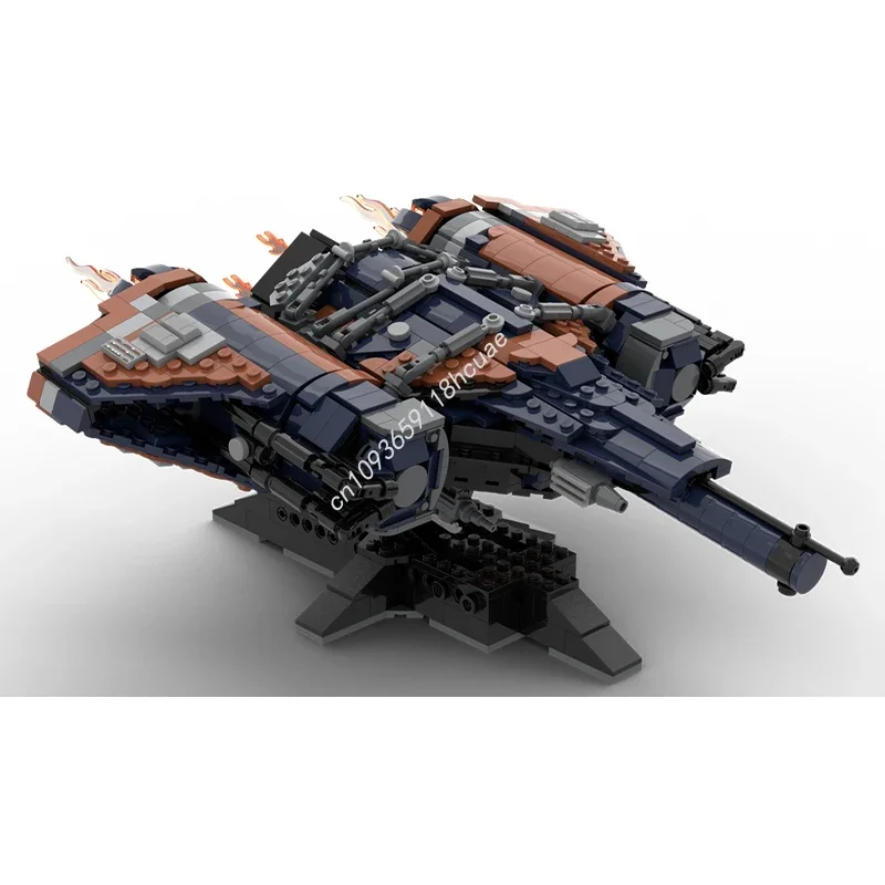 Фото Набор строительных блоков MOC Arcadia-Class Jumpship, 1216 деталей, идеальный подарок на Рождество и день рождения, DIY-конструктор для детей, подарок на Новый год №1