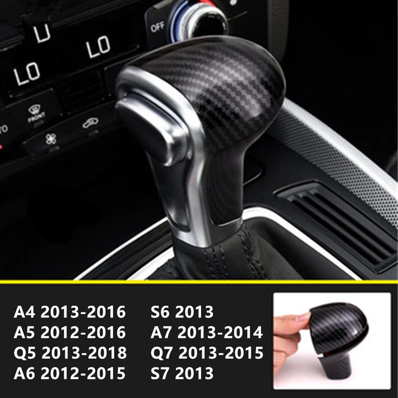 

Автомобильная задняя крышка из углеродного волокна LHD для Audi A4 B8 A5 A6 C7 A7 Q5 Q7 2012 2013-2016, аксессуары для интерьера