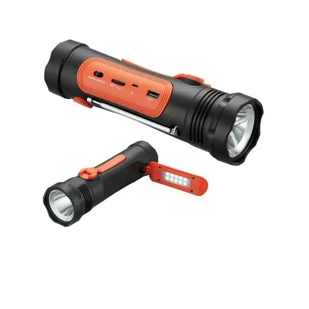 

GoPower Emergency Solar LED Flashlight with AM/FM/Weather Band Radio