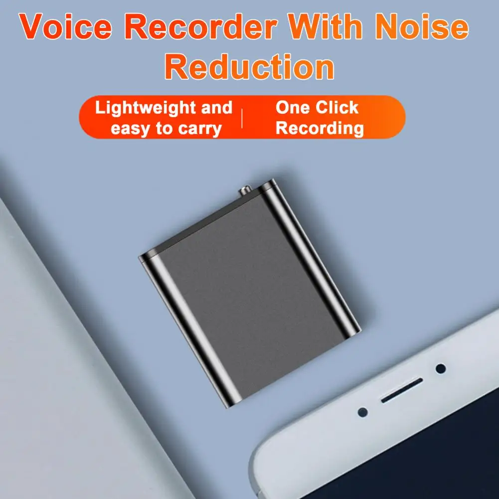 32GB Multifunctional Recorder HD-compatible Noise Reduction One Touch Recording For Classes Training Meetings Recording