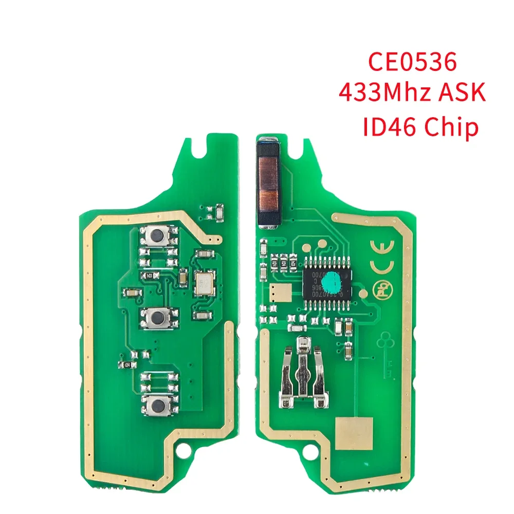 Ключ дистанционного управления KEYYOU для Peugeot 207 408 307 308 Citroen C2 C3 C4 Picasso с функцией