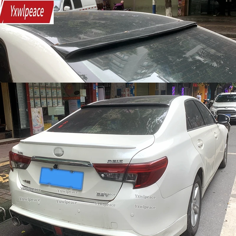 

Спойлер из АБС-пластика для Toyota Mark X Reiz 2010 2011 2012 2013 2014 2016 2017, глянцевый черный спойлер на крышу заднего стекла