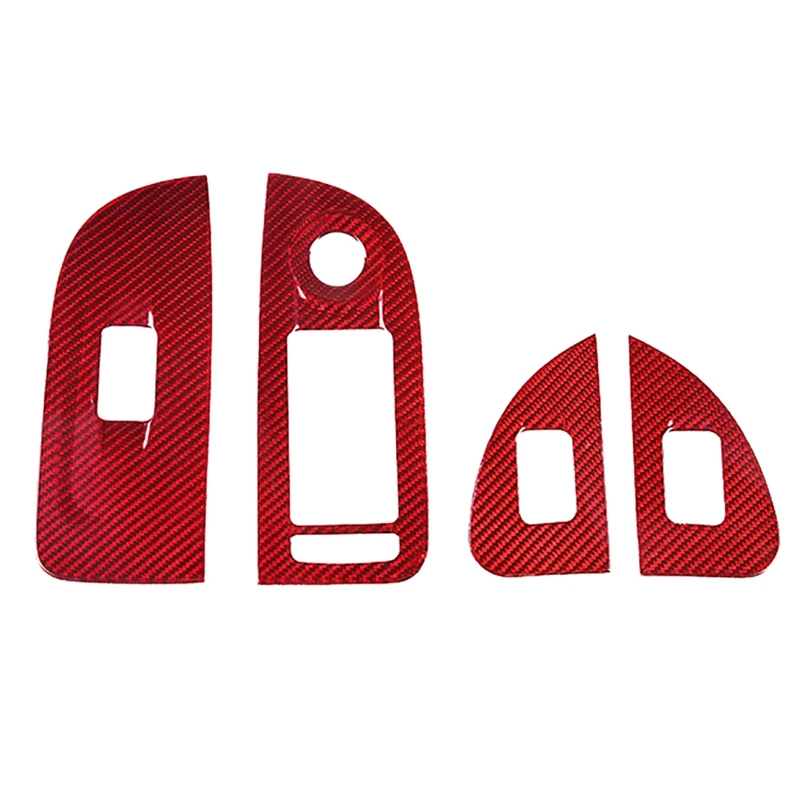 

For Alfa Romeo Giulia 2017-2020 Window Lift Switch Button Panel Decorative Stickers Interior Modification