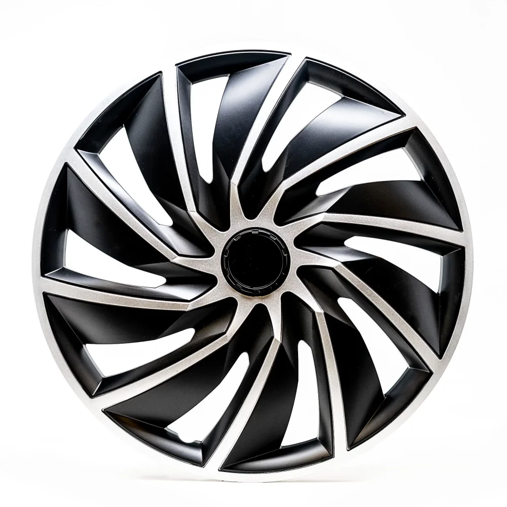 

Колпачки для турбоколес OLOEY 15 дюймов, серебристо-черные, набор высококачественных автомобильных аксессуаров из 4 предметов, модель 58394, подходят для большинства стальных колес