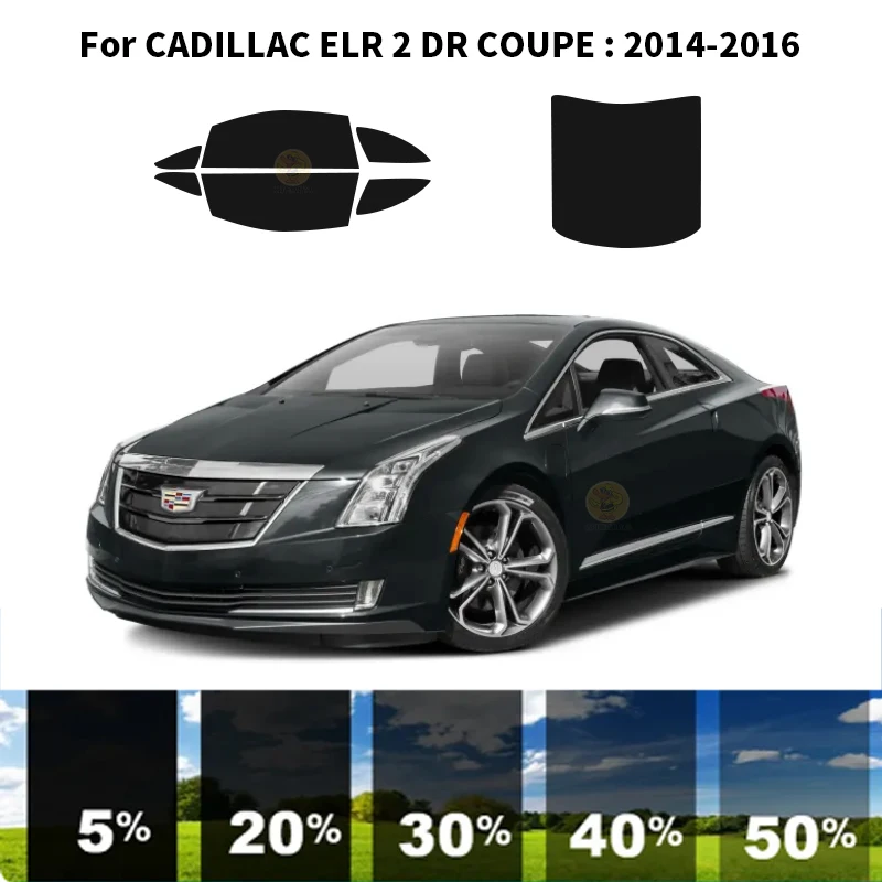 

Нанокерамическая Автомобильная УФ-пленка Precut для окон, автомобильная оконная пленка для CADILLAC ELR 2 DR COUPE 2014-2016