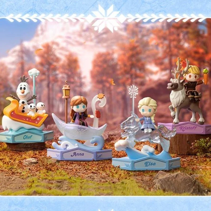 

Серия мультяшных кавайных персонажей из мультфильма «Холодное сердце» Disney, фигурки аниме, коллекционные куклы, игрушки, милые настольные украшения, подарки на день рождения
