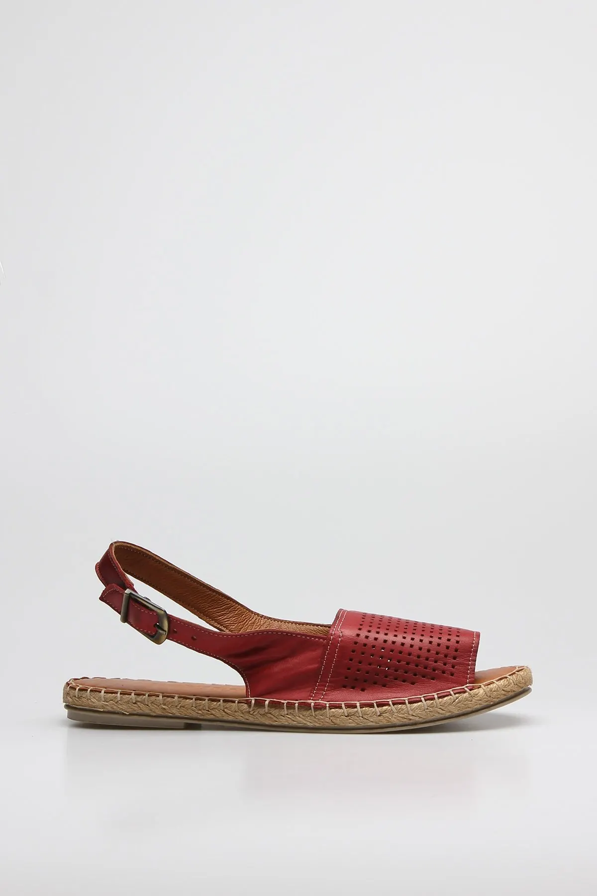 

Fashion Style Genuine Leather Claret Red Women Sandals And Slippers Sandals