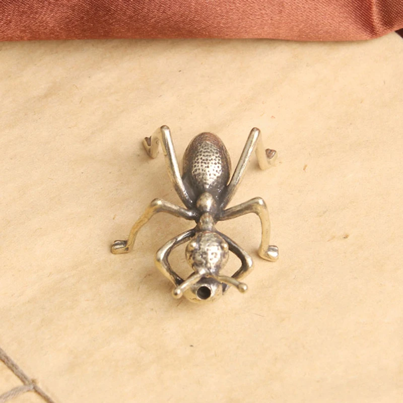 

3D Brass Ants Casting Statue Mini Animal Metal Figurine Home Decor Desktop Crafts Sculpture Decoration Pendants Gifts