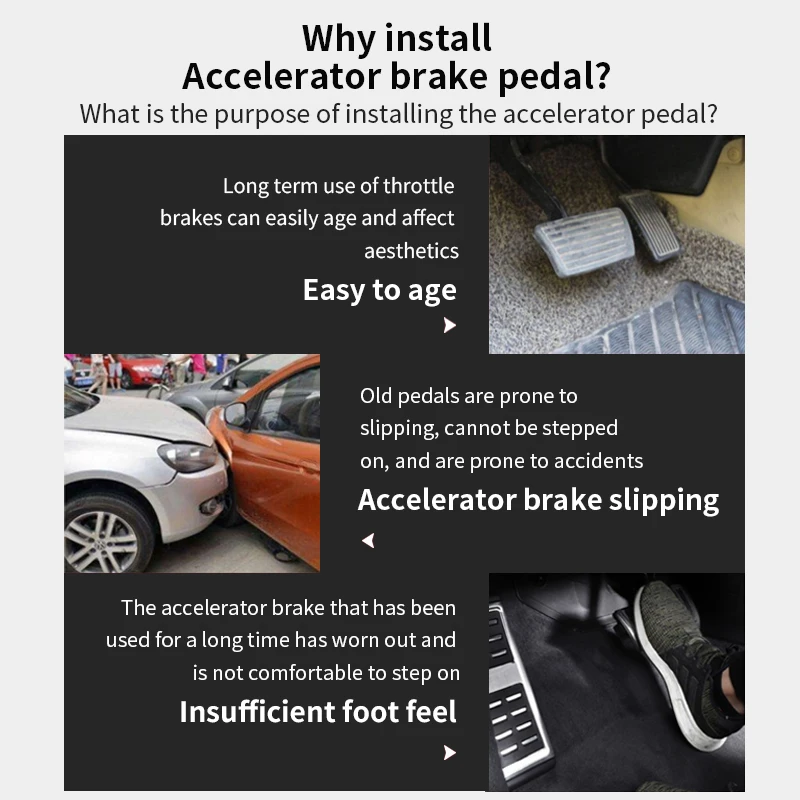 Фото Автомобильные ножные педали для Cupra SEAT Leon Mk4 2021 2022 2023, аксессуары из нержавеющей стали, газовый тормоз, реставратор педали, протектор колодки AT MT №3
