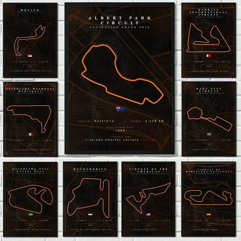 Картина на холсте с рисунком красного быка в стиле ФК Формула 1