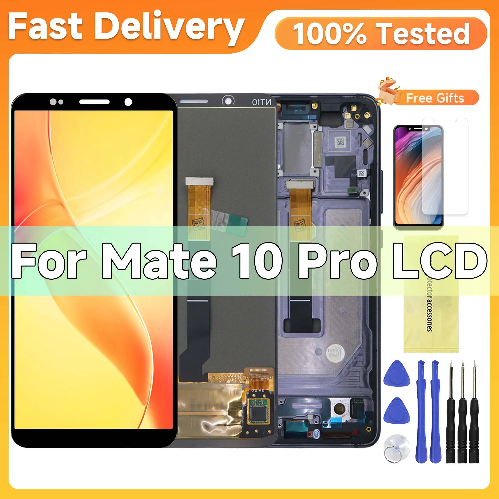 OLED TFT для Huawei Mate 10 Pro ЖК-дисплей + рамка с сенсорным преобразователем в сборе Mate10