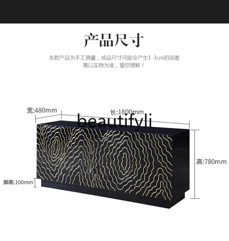 Итальянский роскошный обеденный шкаф из массива дерева простая краска для