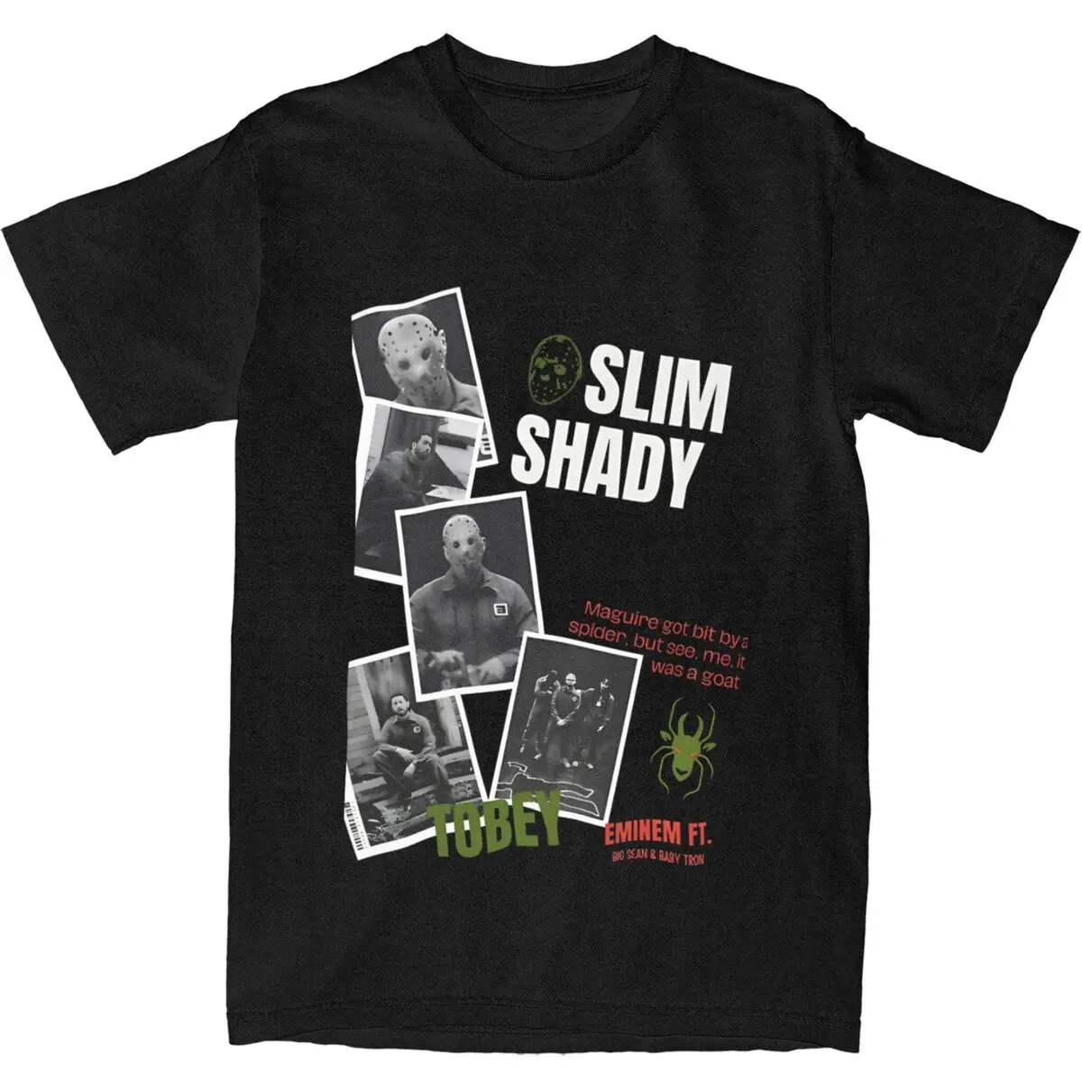 Новое поступление футболок The Death Of Slim Shady переворот де Grace Eminem для мужчин и женщин