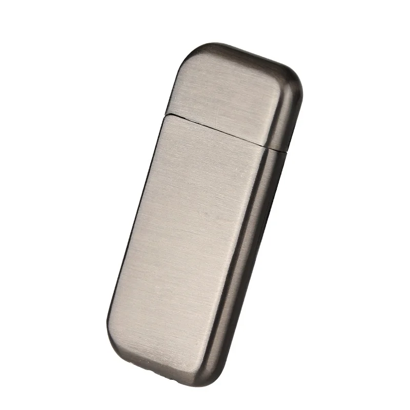 

Wholesale Ultra-thin Metal Lighters Refillable Cigarette Lighters Stainless Steel Butane Gas Lighter Men Gift Smoke Accessories