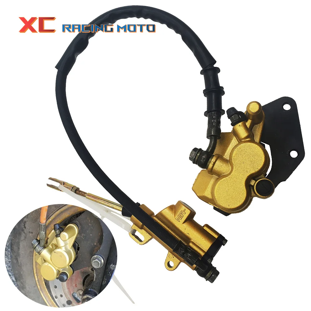 

Motorcycle Dirt Bike ATV GY6 Scooter Rear Disc Brake Caliper Brake Pump Brake Assembly For 90cc 110cc 125cc 150cc 200cc 250cc