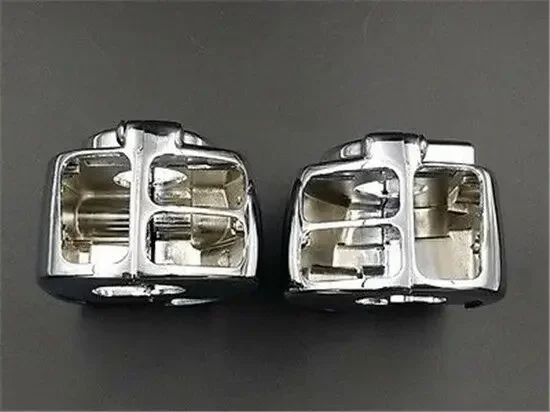 Хромированные накладки на руль для мотоциклов Harley Softail Dyna Sportster V-rod FXST 96-12 годов выпуска (art.: 3920cdcfd1161) - 3920cdcfd1161