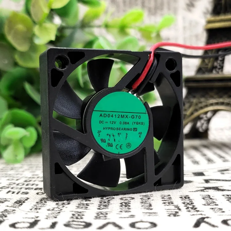 

Brand new original 4010 AD0412MX-G70 DC12V 0.08A 4 cm hydraulic bearing static sound cool fan