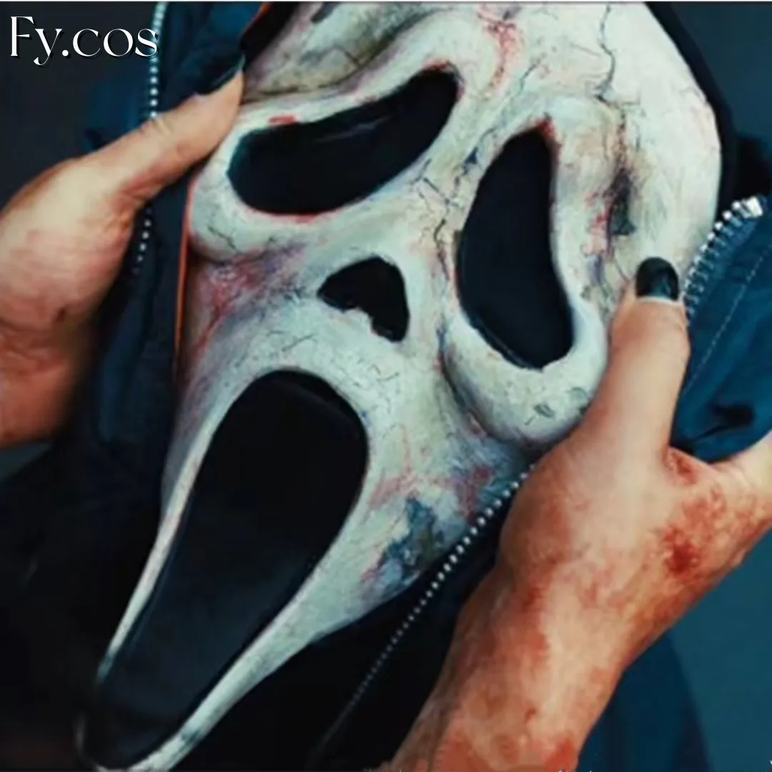 

Ghostface Scream Mask 6 Killer Latex Mascara Horror Zombie Vampire Ghost Face Carnival Cosplay Scary Halloween Costume for Men