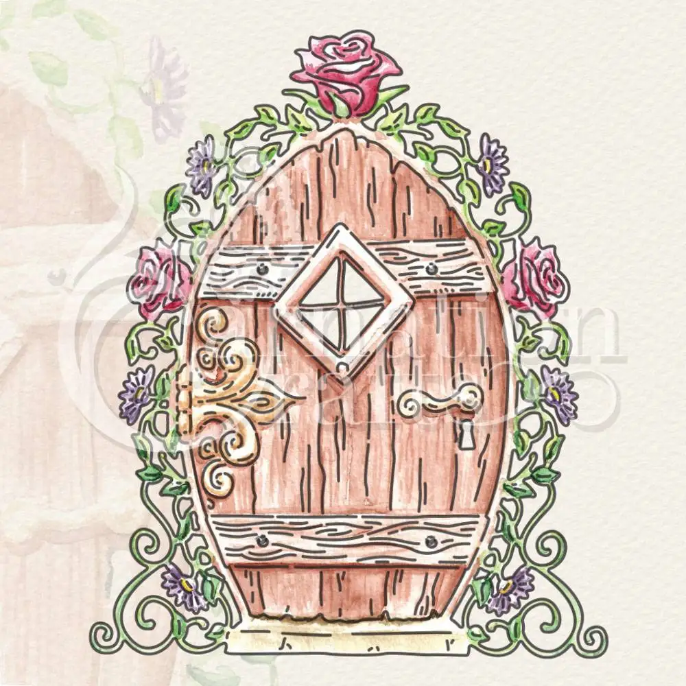 

Fairy Gate Metal Cutting Dies For Diy Scrapbooking Crafts Dies Cut Stencils Maker Photo Album Template Handmade Decoration