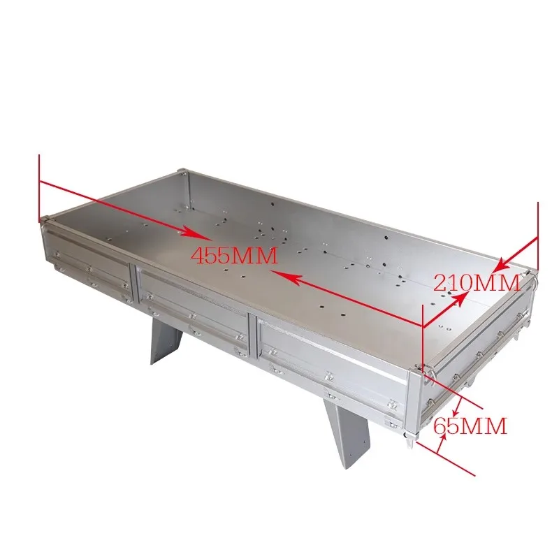 1/14 тягач прицеп алюминиевая задняя каретка ковш подходит для Tamiya FH16 770s Lesu