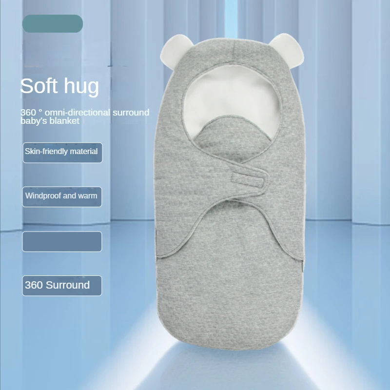 

Baby Air Jacquard Cotton Anti-startling Autumn and Winter Thickened Dual-purpose Quilt Newborn Quilt Baby Warm Sleeping Bag