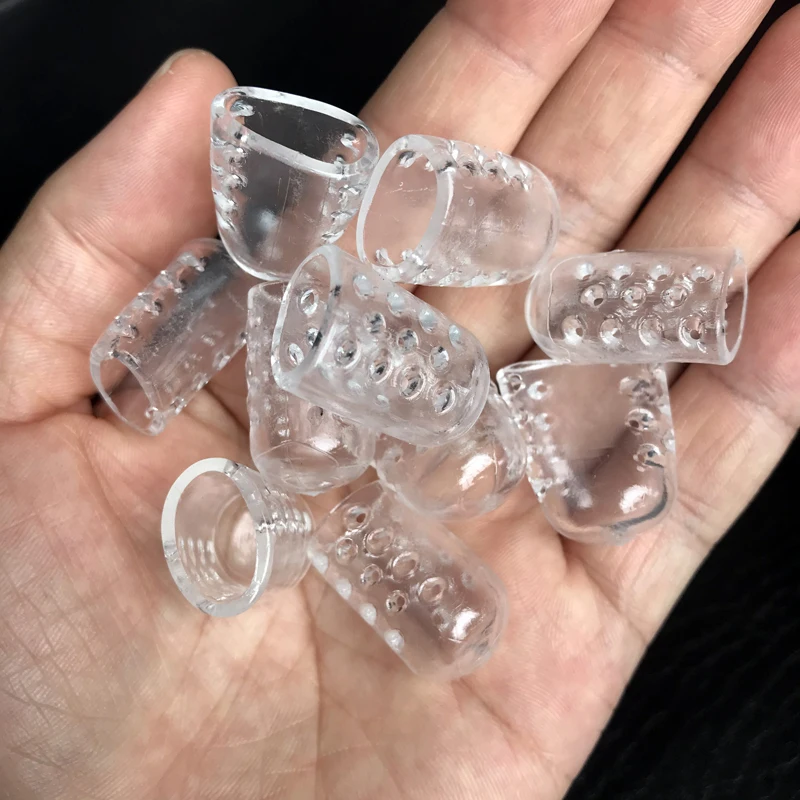 

10pcs Transparent Silicone Toe Caps Anti-Friction Breathable Toe Protector Prevents Blisters Toe Caps Cover Protectors Foot Care