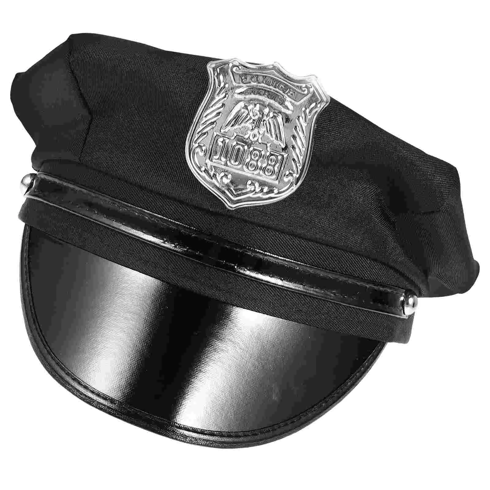 

Stage Performance Hats Policemen Caps Party Supplies Costume Accessories Cosplay Realistic Favor Officer