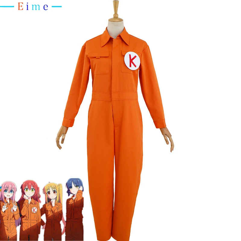 

Костюм для косплея из аниме Bocchi The Rock Ljichi Nijika Yamada Ryo готоh Hitori, милый костюм для Хэллоуина, униформа на заказ